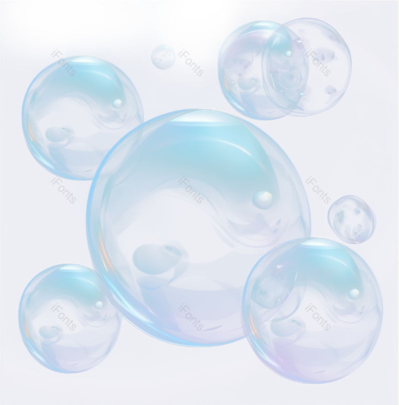 形状图片,唯美元素,气泡PNG,绚丽免抠素材